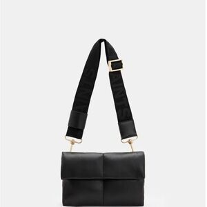 All Saints Ezra Quilted Leather Crossbody Bag